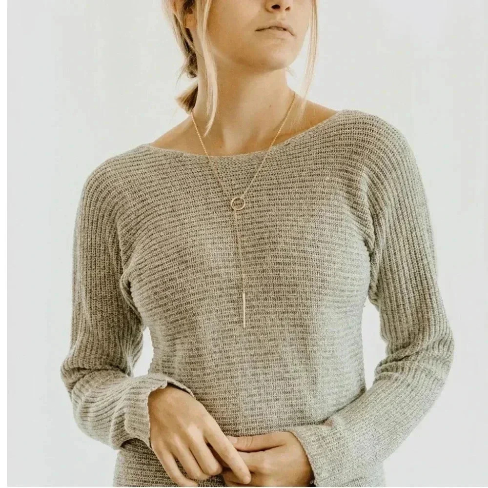 Nashelle Harlow Heather Gold-Plated Lariat Necklace